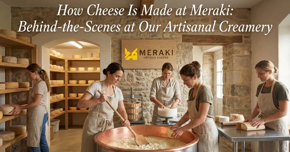 How Cheese Is Made at Meraki: Behind-the-Scenes at Our Artisanal Creamery